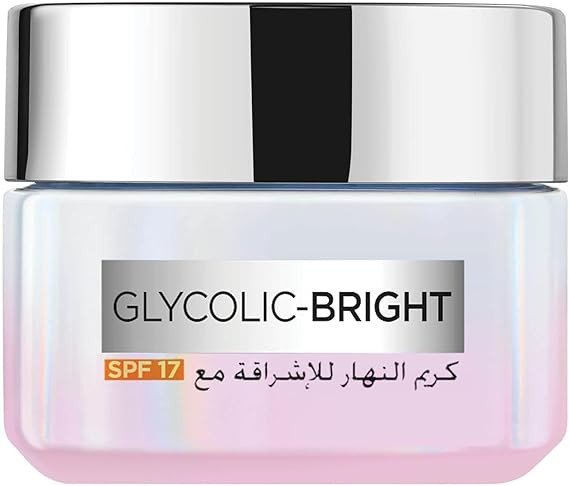 L'Oréal Paris Glycolic Bright Glowing Day Cream with SPF17 and Glycolic Acid 50ML